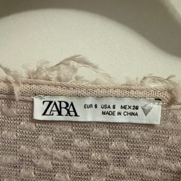 Zara Soft Pink Textured Sweater - Picture 2 of 2